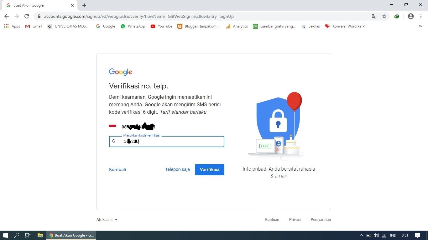 Как создать gmail без номера телефона на компьютер