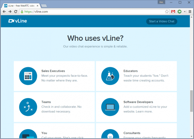 vline.com - видео-звонки без регистрации и оплаты
