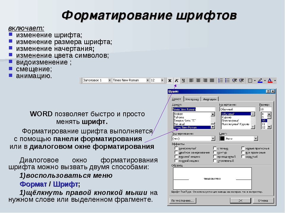 Как изменить текст презентации