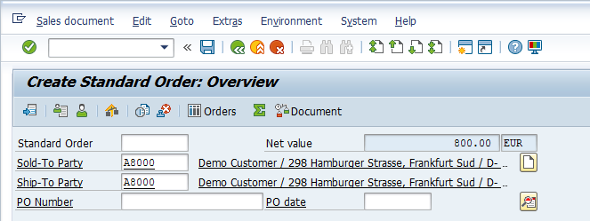 Create Sales Order – Order Entry Screen > Pricing